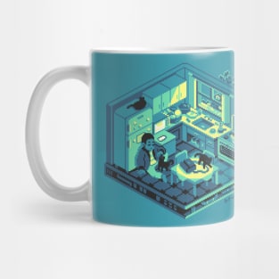 isometric room III Mug